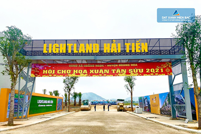 Hoằng Hóa tổ chức Hội chợ hoa xuân Tân Sửu 2021 tại Lightland Hải Tiến