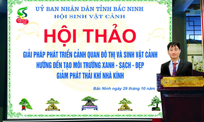 Bắc Ninh: Hội thảo khoa học về Sinh vật cảnh với đô thị