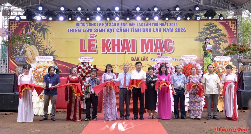 Hơn 1.000 tác phẩm sinh vật cảnh hội tụ chào mừng Lễ hội Sầu riêng Đắk Lắk 2026