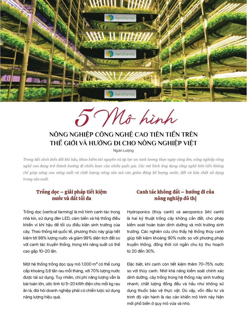 Tạp chí Việt Nam hương sắc ra mắt số Xuân Bính Ngọ 2026: Nông nghiệp công nghệ cao - khát vọng xanh trong kỷ nguyên mới