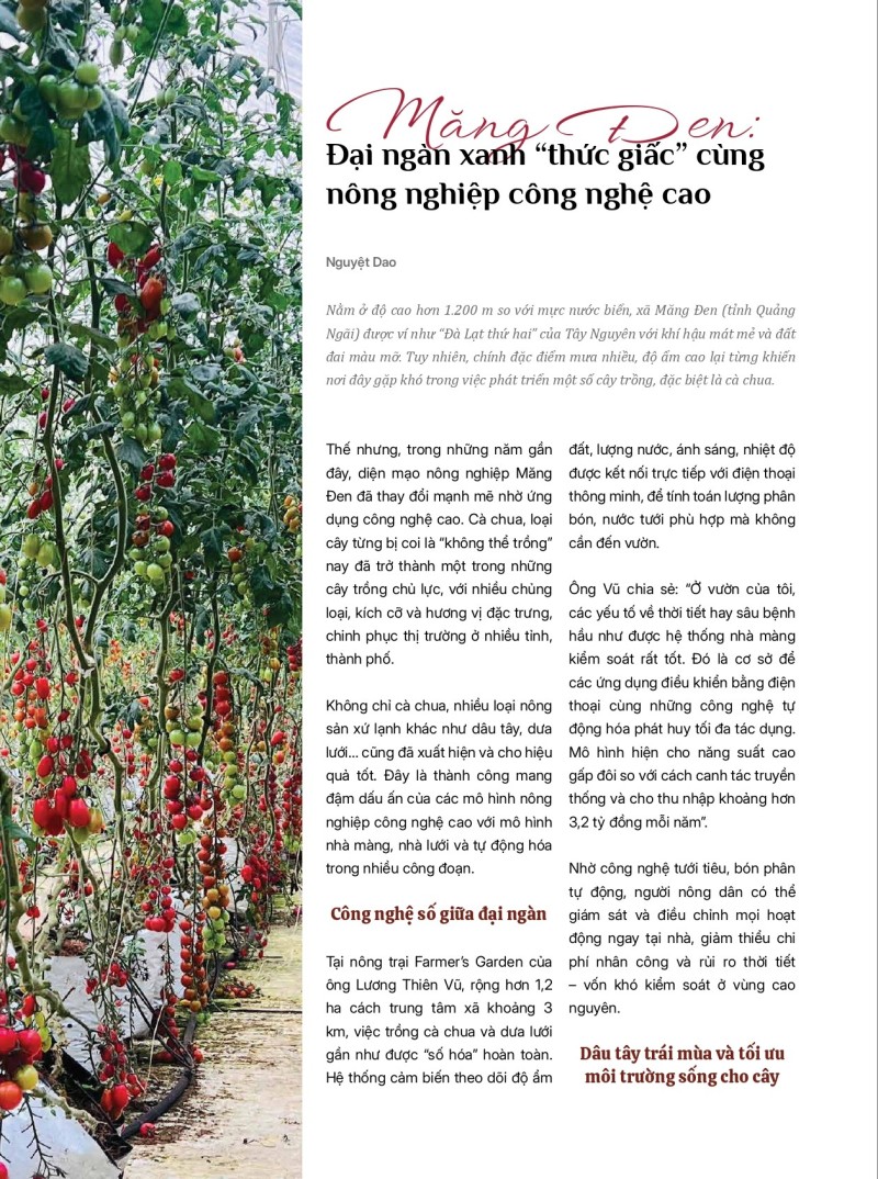 Tạp chí Việt Nam hương sắc ra mắt số Xuân Bính Ngọ 2026: Nông nghiệp công nghệ cao - khát vọng xanh trong kỷ nguyên mới