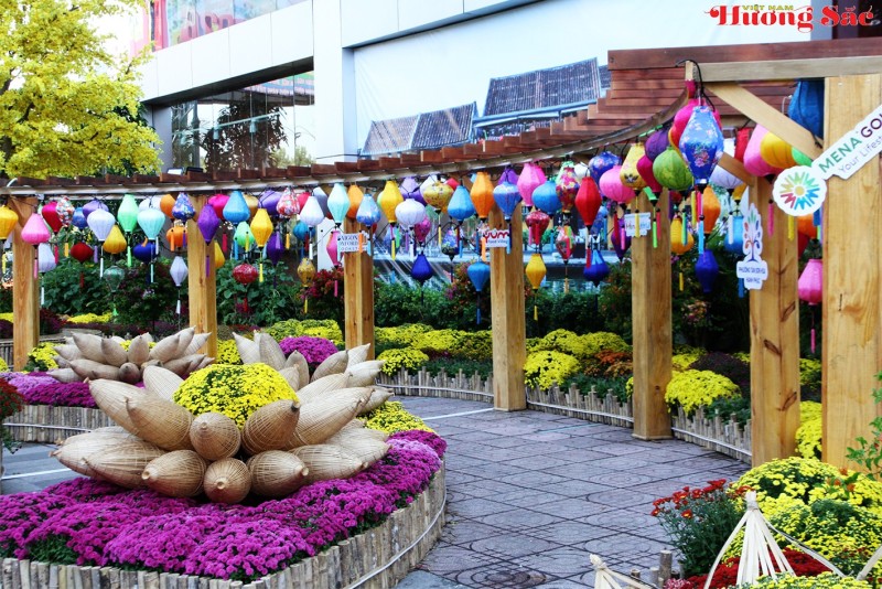 Nghệ thuật sắp đặt tại Đường hoa Xuân Menas 2026