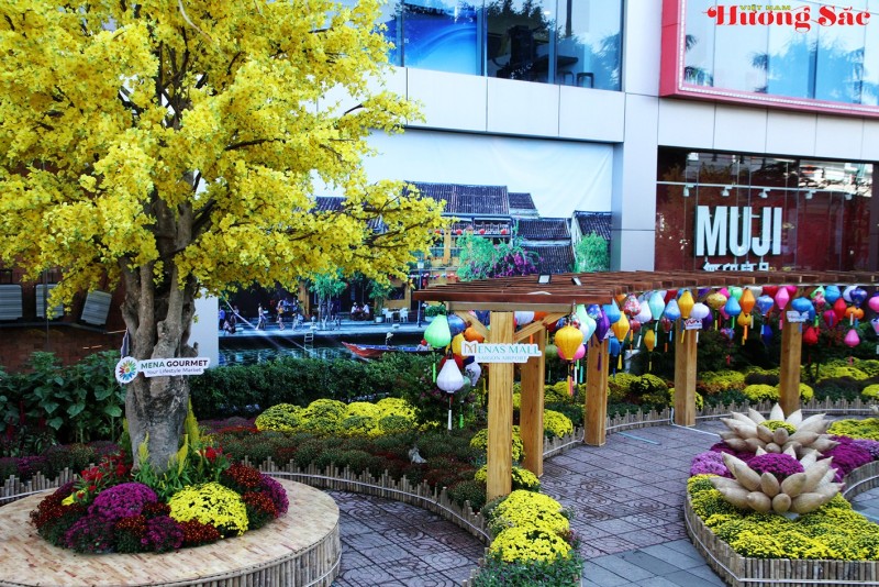 Nghệ thuật sắp đặt tại Đường hoa Xuân Menas 2026