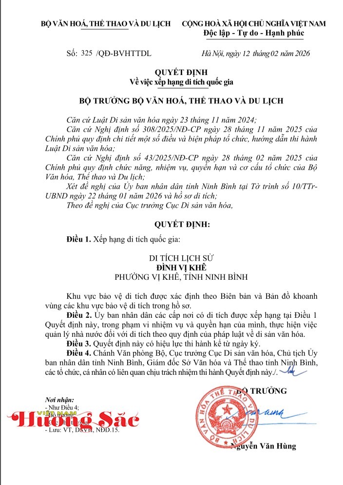 Đình Vị Khê được xếp hạng Di tích quốc gia: Tôn vinh hồn cốt làng hoa, cây cảnh hơn 800 năm tuổi