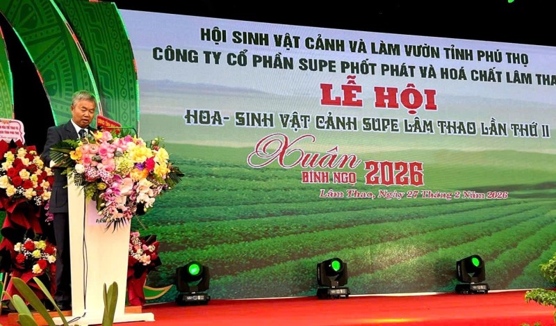 Khai mạc Lễ hội Hoa - Sinh vật cảnh Super Lâm Thao lần thứ II, Xuân Bính Ngọ 2026