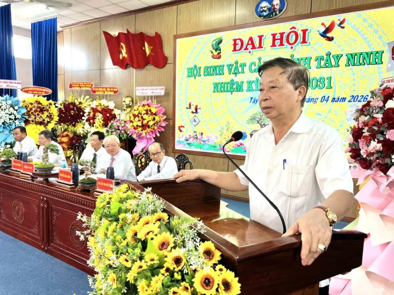 Đại hội Đại biểu Hội Sinh vật cảnh tỉnh Tây Ninh lần thứ I, nhiệm kỳ 2026-2031