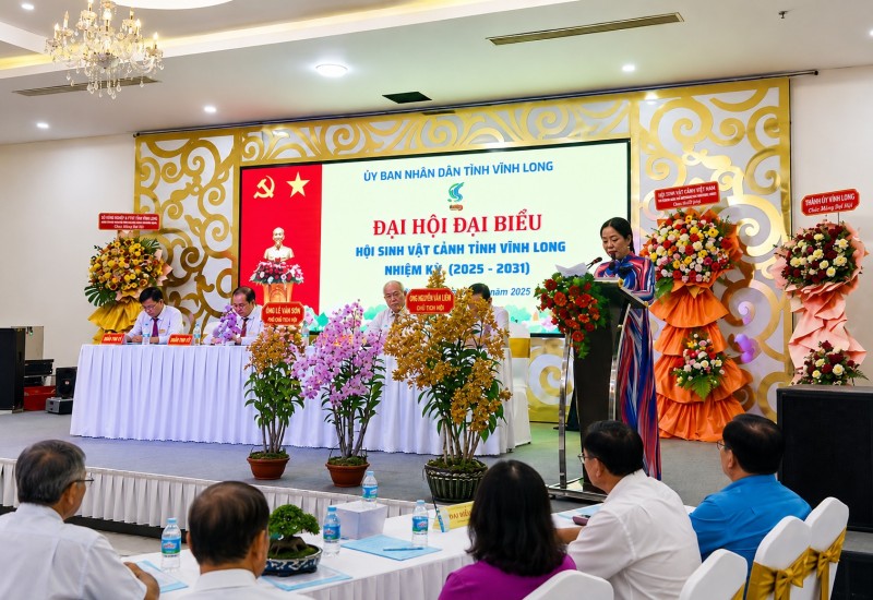 Hội Sinh vật cảnh tỉnh Vĩnh Long tổ chức Đại hội Đại biểu lần thứ I, nhiệm kỳ 2026 - 2031
