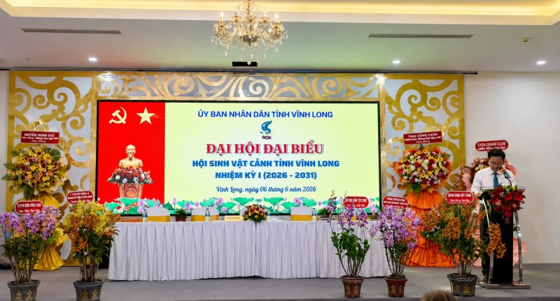 Hội Sinh vật cảnh tỉnh Vĩnh Long tổ chức Đại hội Đại biểu lần thứ I, nhiệm kỳ 2026 - 2031