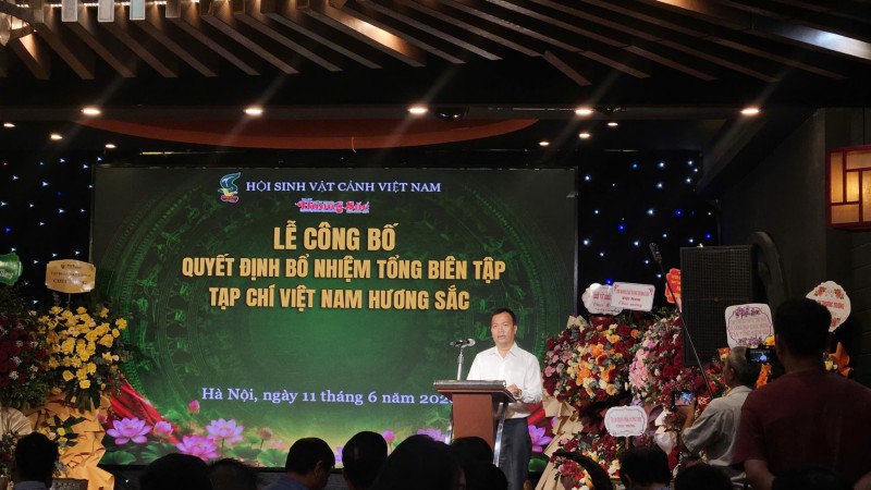 Hội Sinh vật cảnh Việt Nam bổ nhiệm Tổng Biên tập Tạp chí Việt Nam hương sắc Hội Sinh vật cảnh Việt Nam bổ nhiệm Tổng Biên tập Tạp chí Việt Nam hương sắc