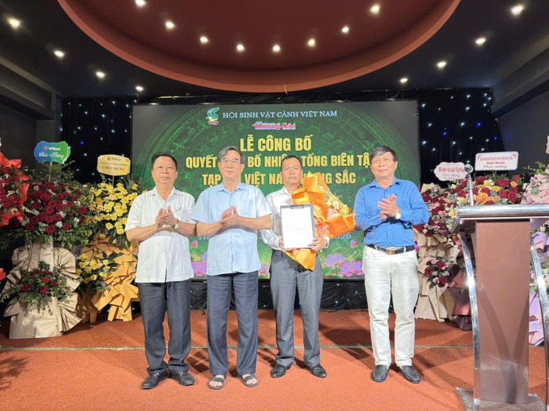 Hội Sinh vật cảnh Việt Nam bổ nhiệm Tổng Biên tập Tạp chí Việt Nam hương sắc Hội Sinh vật cảnh Việt Nam bổ nhiệm Tổng Biên tập Tạp chí Việt Nam hương sắc