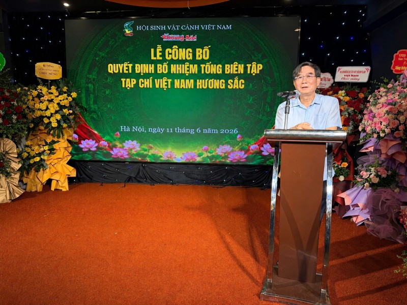 Hội Sinh vật cảnh Việt Nam bổ nhiệm Tổng Biên tập Tạp chí Việt Nam hương sắc Hội Sinh vật cảnh Việt Nam bổ nhiệm Tổng Biên tập Tạp chí Việt Nam hương sắc
