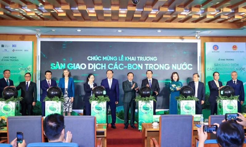 Khai trương Sàn giao dịch các-bon: Bước ngoặt của thị trường xanh Việt Nam