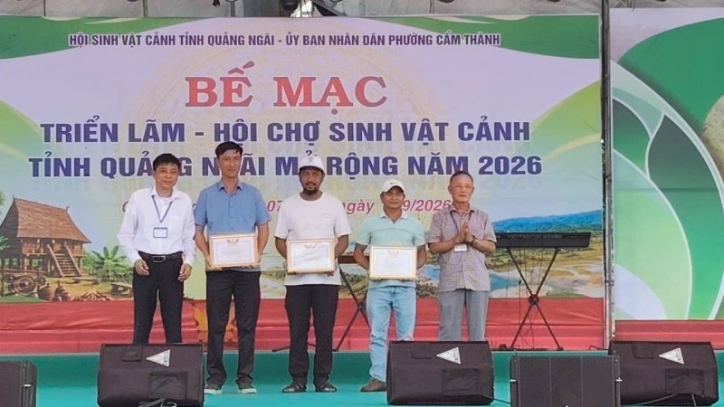 Hội chợ triển lãm Sinh vật cảnh Quảng Ngãi mở rộng 2026: Dấu ấn xã hội hóa và sức lan tỏa của phong trào