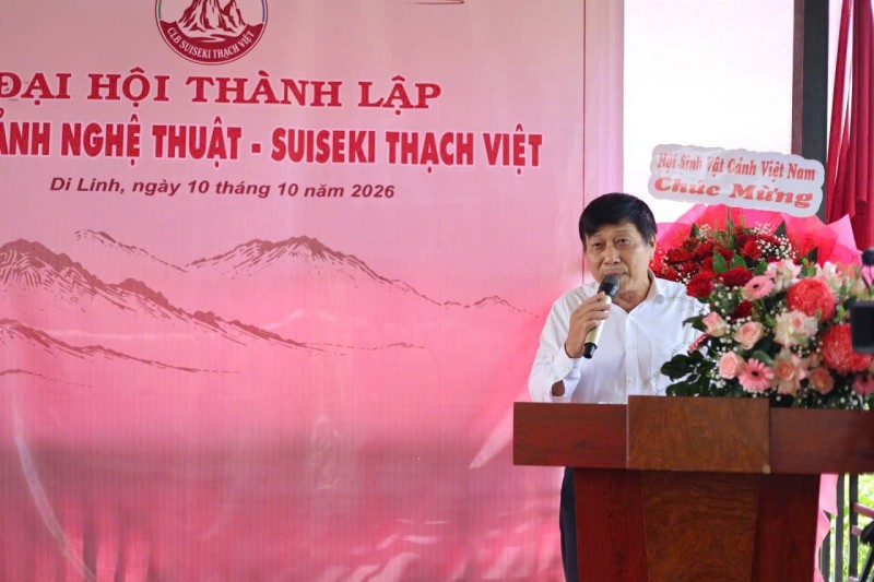 Đại hội thành lập CLB Đá cảnh nghệ thuật – Suiseki Thạch Việt: dấu mốc mới trong hành trình phát triển nghệ thuật đá cảnh Việt Nam
