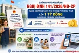 Nghị định 141/2026/NĐ-CP: Nâng ngưỡng doanh thu miễn thuế lên 1 tỷ đồng cho hộ kinh doanh