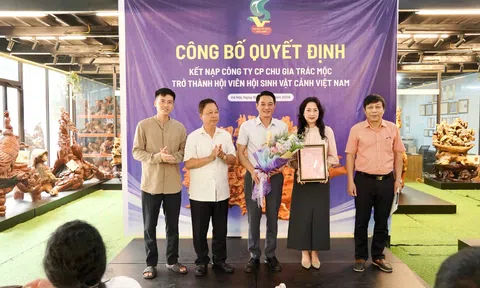 Chu Gia Trác Mộc gia nhập Hội Sinh vật cảnh Việt Nam