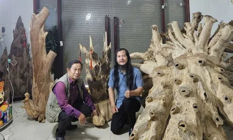 Nghệ nhân thổi hồn vào cây gió bầu, trầm hương xứ Tiên