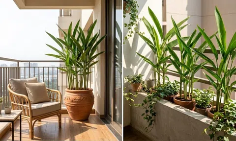 Tán lá xanh, khí lành tụ: câu chuyện phong thủy của chuối cảnh