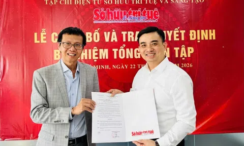 Bổ nhiệm tân Tổng Biên tập Tạp chí điện tử Sở hữu Trí tuệ và Sáng tạo