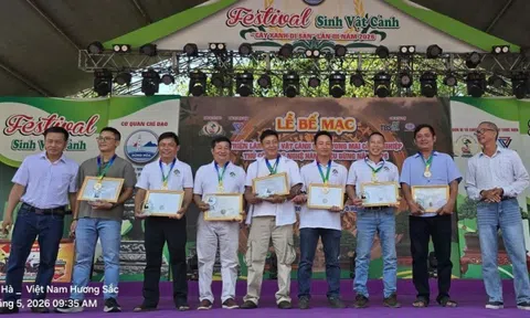 Dấu ấn rực rỡ tại Lễ bế mạc Festival Sinh vật cảnh - “Cây xanh di sản” lần III năm 2026
