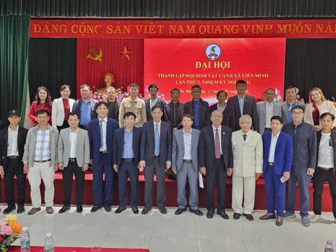 Đại hội thành lập Hội Sinh vật cảnh xã Liên Minh