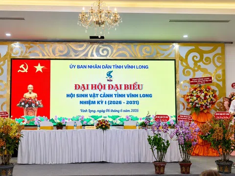 Hội Sinh vật cảnh tỉnh Vĩnh Long tổ chức Đại hội Đại biểu lần thứ I, nhiệm kỳ 2026 - 2031