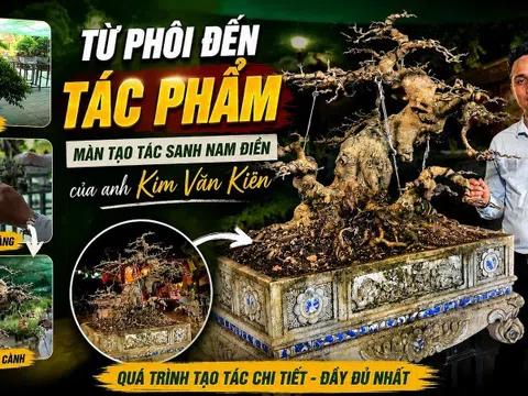 Sanh Nam Điền: Từ phôi đến tác phẩm qua bàn tay anh Kim Văn Kiên