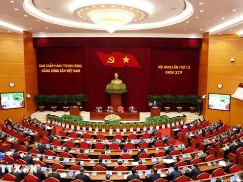 Thông cáo báo chí về ngày làm việc thứ nhất Hội nghị lần thứ tư Ban Chấp hành TW Đảng khóa XIV