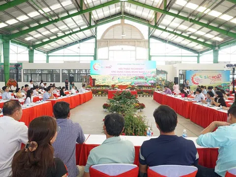 Hội thảo Techmart “Ứng dụng công nghệ nâng cao chuỗi giá trị sản phẩm hoa kiểng – sa đéc”