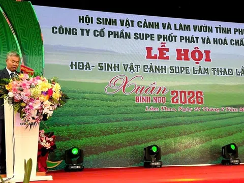 Khai mạc Lễ hội Hoa - Sinh vật cảnh Super Lâm Thao lần thứ II, Xuân Bính Ngọ 2026