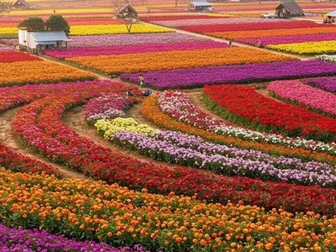 Làng hoa Vạn Thành – từ làng nghề truyền thống đến điểm hẹn du lịch trải nghiệm