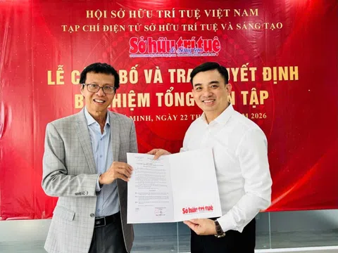 Bổ nhiệm tân Tổng Biên tập Tạp chí điện tử Sở hữu Trí tuệ và Sáng tạo