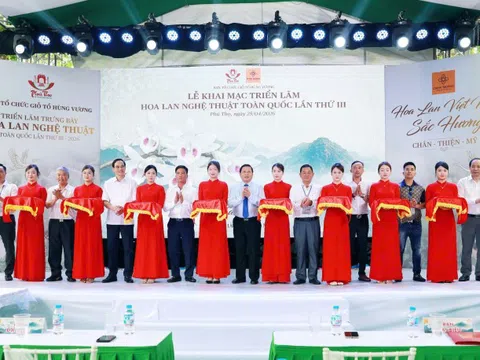 Khai mạc Triển lãm Hoa Lan Nghệ thuật Toàn quốc lần thứ III tại Đền Hùng