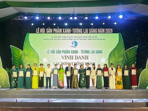 Khai mạc Lễ hội “Sản phẩm xanh - Tương lai sáng” 2026: Lan tỏa kinh tế xanh từ Thủ đô