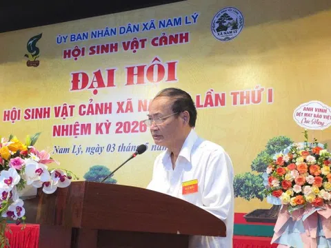 Đại hội Hội Sinh vật cảnh xã Nam Lý, tỉnh Ninh Bình lần thứ nhất, nhiệm kỳ 2026–2031